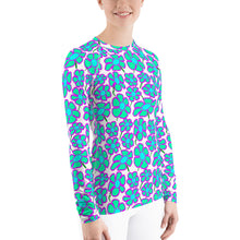 Load image into Gallery viewer, Greenflower on White - Women's Rash Guard