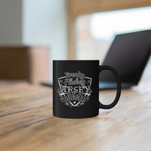 Load image into Gallery viewer, Freaky Flukey Arsey Bugger - Black Mug 11oz
