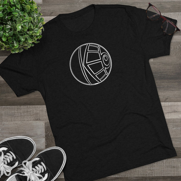KeenEyeD FishEye (Wh) - Men's Tri-Blend Crew Tee