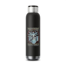 Load image into Gallery viewer, Symmetrical Drumming - Soundwave Copper Vacuum Audio Bottle 22oz - Keen Eye Design