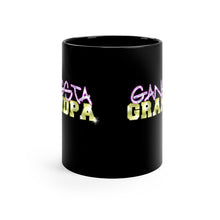 Load image into Gallery viewer, Gangsta Grandpa - Black Coffee Mug, 11oz