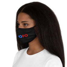 Load image into Gallery viewer, Scomofo (V2) - Fitted Polyester Face Mask (black with black trim)