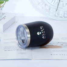 Load image into Gallery viewer, ALIEN NURSE Stainless Steel Vacuum-insulated Wine Tumbler with Cap 12oz