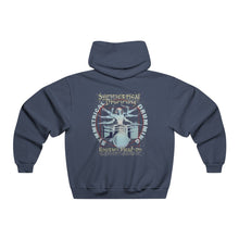 Load image into Gallery viewer, Symmetrical Drumming V3.5 - Men's NUBLEND® Hooded Sweatshirt - Keen Eye Design