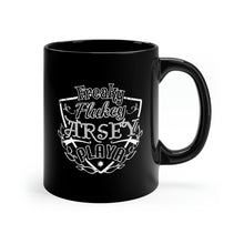 Load image into Gallery viewer, Freaky Flukey Arsey Playa - Black Mug 11oz