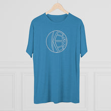 Load image into Gallery viewer, KeenEyeD FishEye (Wh) - Men's Tri-Blend Crew Tee