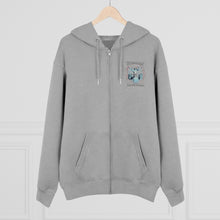 Load image into Gallery viewer, Symmetrical Drumming V3.5 - Men's Eco Cultivator Zip Hoodie - Keen Eye Design