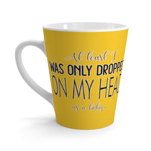 Load image into Gallery viewer, Not On My Face - Latte Mug (Honey Yellow) - Keen Eye Design