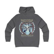 Load image into Gallery viewer, Symmetrical Drumming V3.5 - Girlie College Hoodie - Keen Eye Design