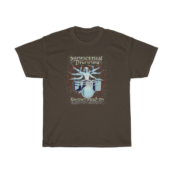 Symmetrical Drumming V4 - Heavy Cotton T-Shirt