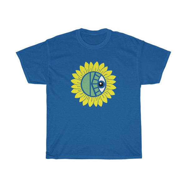 KeenEyeD Sunflower - Unisex Heavy Cotton Tee