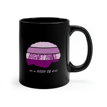 Load image into Gallery viewer, GOURMET ZOMBIE on a High IQ Diet - Black mug 11oz