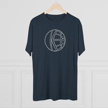 Load image into Gallery viewer, KeenEyeD FishEye (Wh) - Men's Tri-Blend Crew Tee