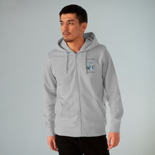 Load image into Gallery viewer, Symmetrical Drumming V3.5 - Men's Eco Cultivator Zip Hoodie - Keen Eye Design
