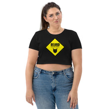 Load image into Gallery viewer, Beard On Board - Organic Crop Top - Keen Eye Design