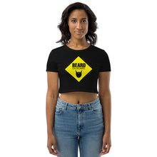 Load image into Gallery viewer, Beard On Board - Organic Crop Top - Keen Eye Design