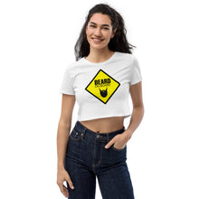 Load image into Gallery viewer, Beard On Board - Organic Crop Top - Keen Eye Design