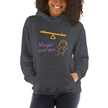 Load image into Gallery viewer, Maya's See-Saw - Heavy Blend Unisex Hoodie - Keen Eye Design