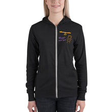 Load image into Gallery viewer, Maya's See-Saw - Unisex Lightweight Zip Hoodie - Keen Eye Design