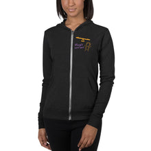 Load image into Gallery viewer, Maya's See-Saw - Unisex Lightweight Zip Hoodie - Keen Eye Design