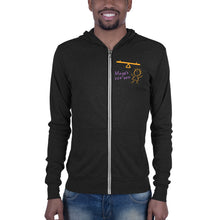 Load image into Gallery viewer, Maya's See-Saw - Unisex Lightweight Zip Hoodie - Keen Eye Design