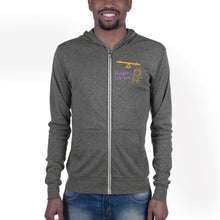 Load image into Gallery viewer, Maya's See-Saw - Unisex Lightweight Zip Hoodie - Keen Eye Design