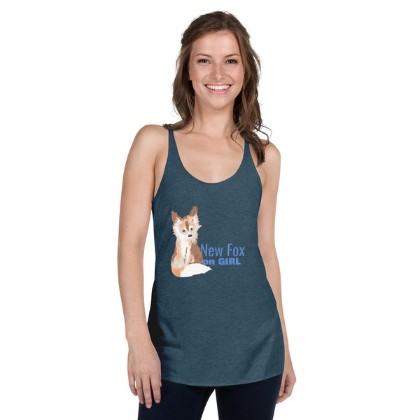 New Fox - Women's Tri-Blend Racerback Tank