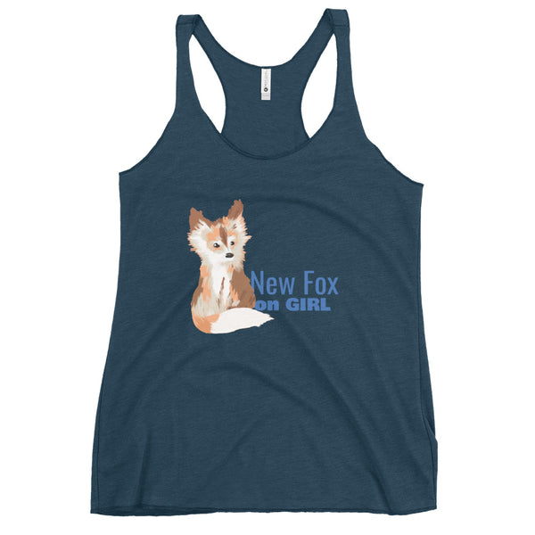 New Fox - Women's Tri-Blend Racerback Tank