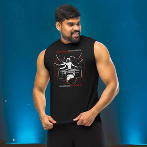 Symmetrical Drumming V24 - Unisex Muscle Shirt (F & B)