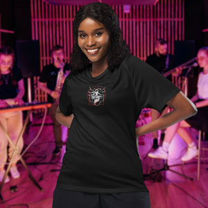 Symmetrical Drumming V24 - Embroidered Unisex Sports Jersey Tee