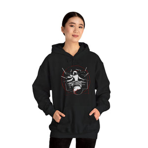 Symmetrical Drumming V24 - Unisex Heavy Blend™ Hoodie (Aussie-printed Version) (F & B)