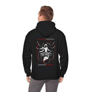 Symmetrical Drumming V24 - Unisex Heavy Blend™ Hoodie (Aussie-printed Version) (F & B)