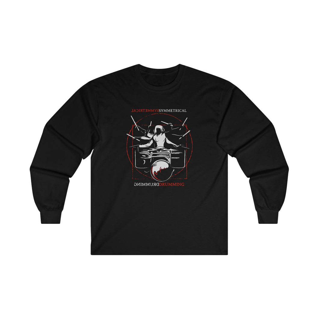 Symmetrical Drumming V24 - Unisex Ultra Cotton Long Sleeve Tee