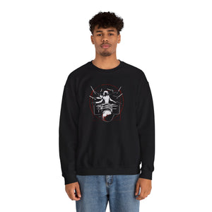 Symmetrical Drumming V24 - Unisex Heavy Blend™ Crewneck Sweatshirt [Aussie-printed Version] (F & B)