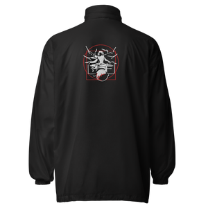 Symmetrical Drumming V24 - Unisex Embroidered Windbreaker