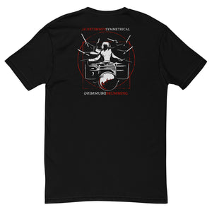 Symmetrical Drumming V24 - Premium Men's Short Sleeve T-Shirt