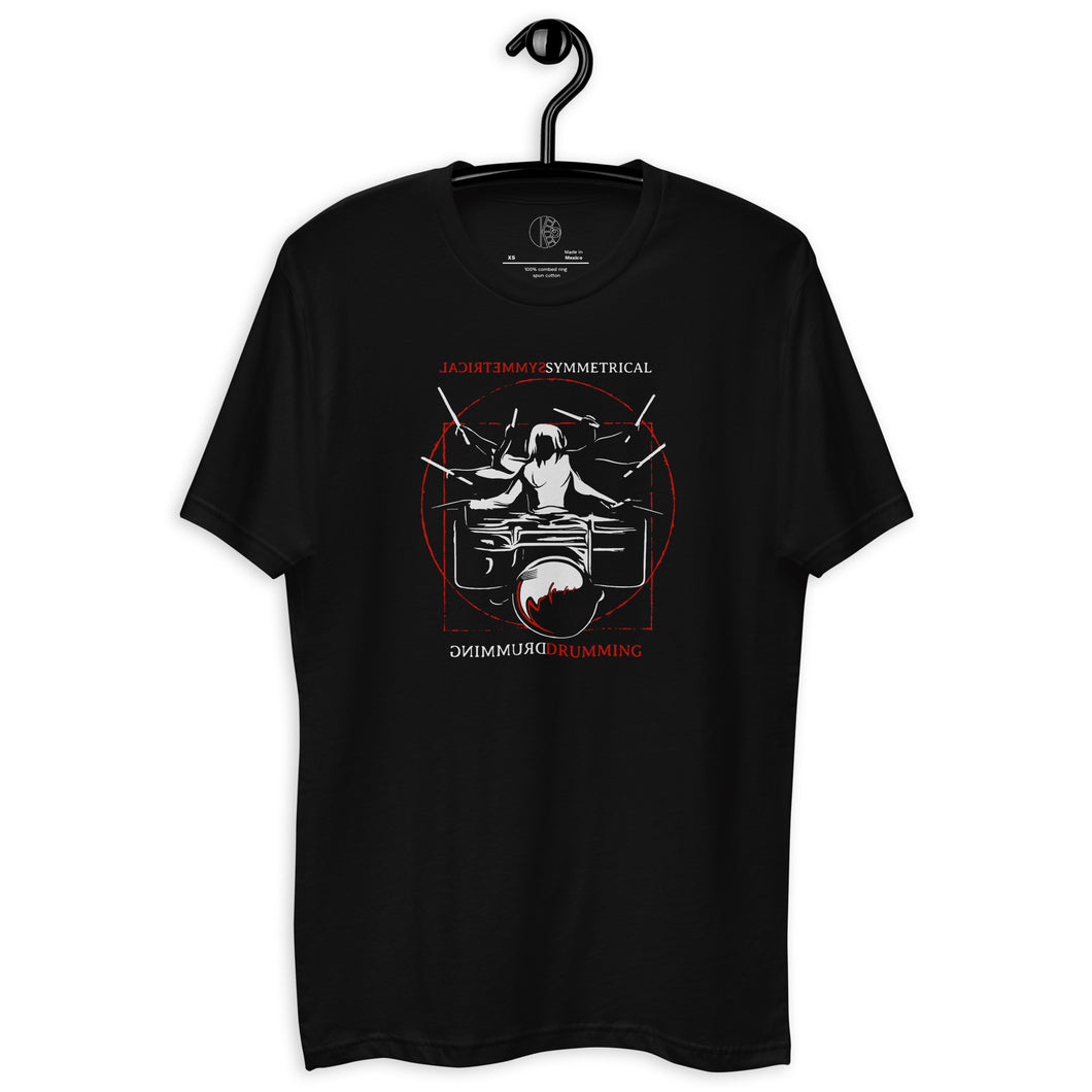 Symmetrical Drumming V24 - Premium Men's Short Sleeve T-Shirt