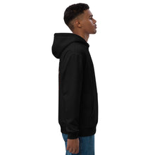 Load image into Gallery viewer, Symmetrical Drumming V24 - Embroidered Unisex Premium Eco Hoodie (F &amp; B)
