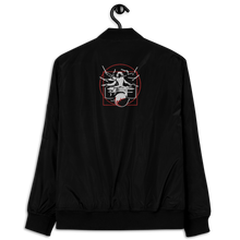 Load image into Gallery viewer, Symmetrical Drumming V24 - Embroidered Unisex Premium Recycled Bomber Jacket
