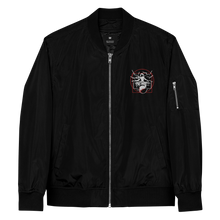 Load image into Gallery viewer, Symmetrical Drumming V24 - Embroidered Unisex Premium Recycled Bomber Jacket
