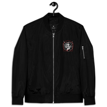 Load image into Gallery viewer, Symmetrical Drumming V24 - Embroidered Unisex Premium Recycled Bomber Jacket
