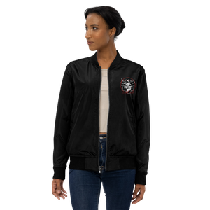 Symmetrical Drumming V24 - Embroidered Unisex Premium Recycled Bomber Jacket