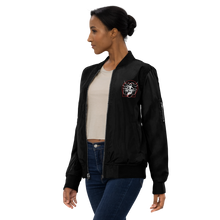 Load image into Gallery viewer, Symmetrical Drumming V24 - Embroidered Unisex Premium Recycled Bomber Jacket
