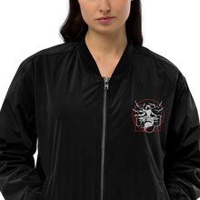 Load image into Gallery viewer, Symmetrical Drumming V24 - Embroidered Unisex Premium Recycled Bomber Jacket
