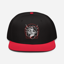 Load image into Gallery viewer, Symmetrical Drumming V24 - Embroidered Snapback Hat
