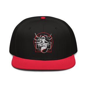 Symmetrical Drumming V24 - Embroidered Snapback Hat