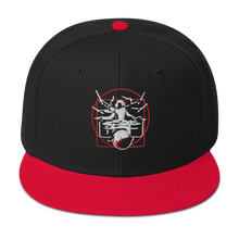 Load image into Gallery viewer, Symmetrical Drumming V24 - Embroidered Snapback Hat
