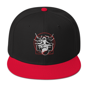 Symmetrical Drumming V24 - Embroidered Snapback Hat