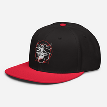 Load image into Gallery viewer, Symmetrical Drumming V24 - Embroidered Snapback Hat
