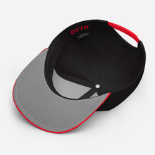 Load image into Gallery viewer, Symmetrical Drumming V24 - Embroidered Snapback Hat
